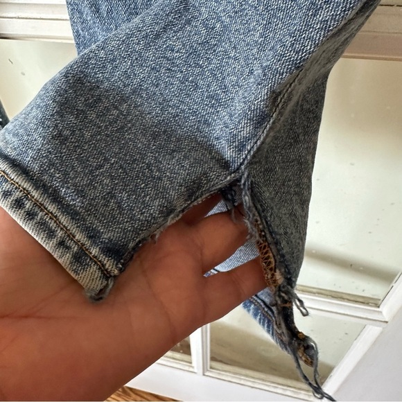 7 For All Mankind Men’s Blue Relaxed Jeans with Distressed Details Size 36 - Picture 5 of 16